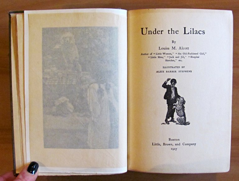 UNDER THE LILACS, 1917 - Barber Stephens