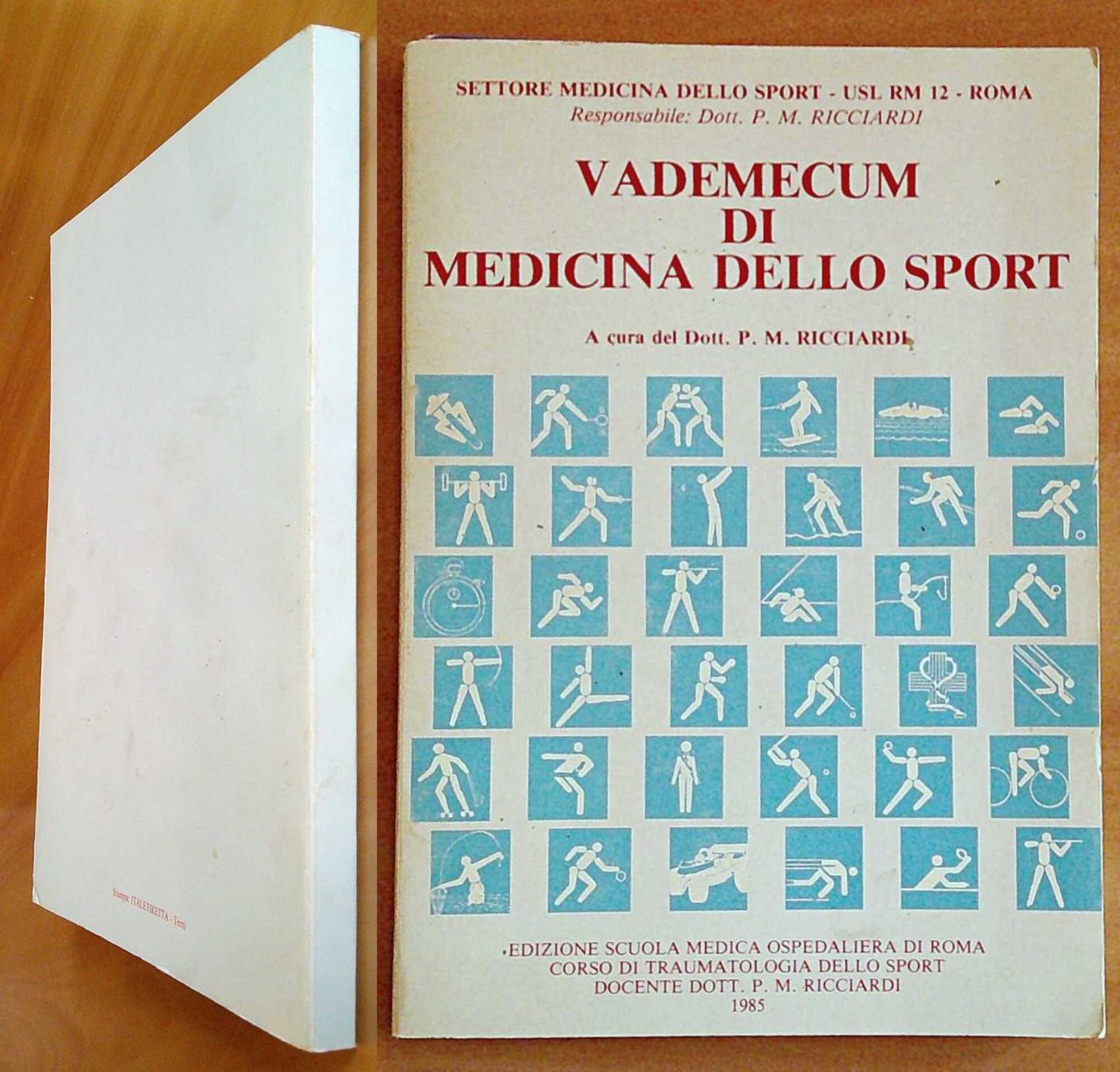 VADEMECUM DI MEDICINA DELLO SPORT, 1985