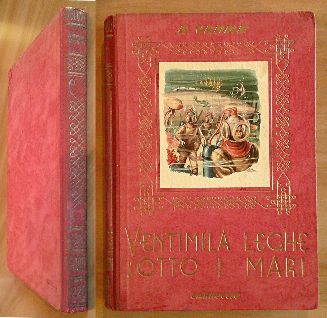 VENTIMILA LEGHE SOTTO I MARI, anni '50 - ill. LIVRAGHI …