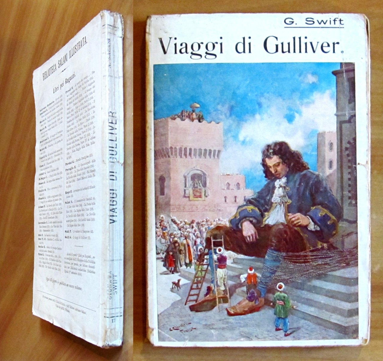 VIAGGI DI GULLIVER - Bibl. Salani Illustrata, I ed. 1913 …