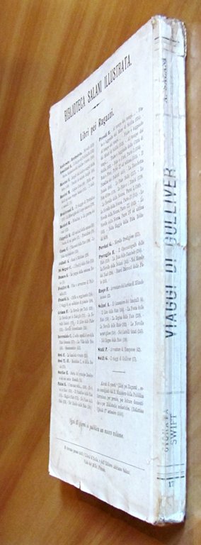 VIAGGI DI GULLIVER - Bibl. Salani Illustrata, I ed. 1913 …