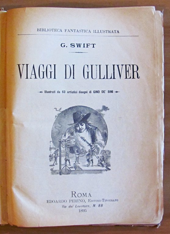 VIAGGI DI GULLIVER - Collana Biblioteca Fantastica Illustrata - ill. …