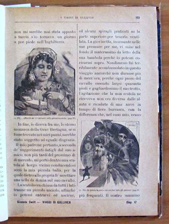 VIAGGI DI GULLIVER - Collana Biblioteca Fantastica Illustrata - ill. …