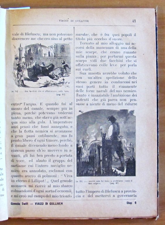 VIAGGI DI GULLIVER - Collana Biblioteca Fantastica Illustrata - ill. …