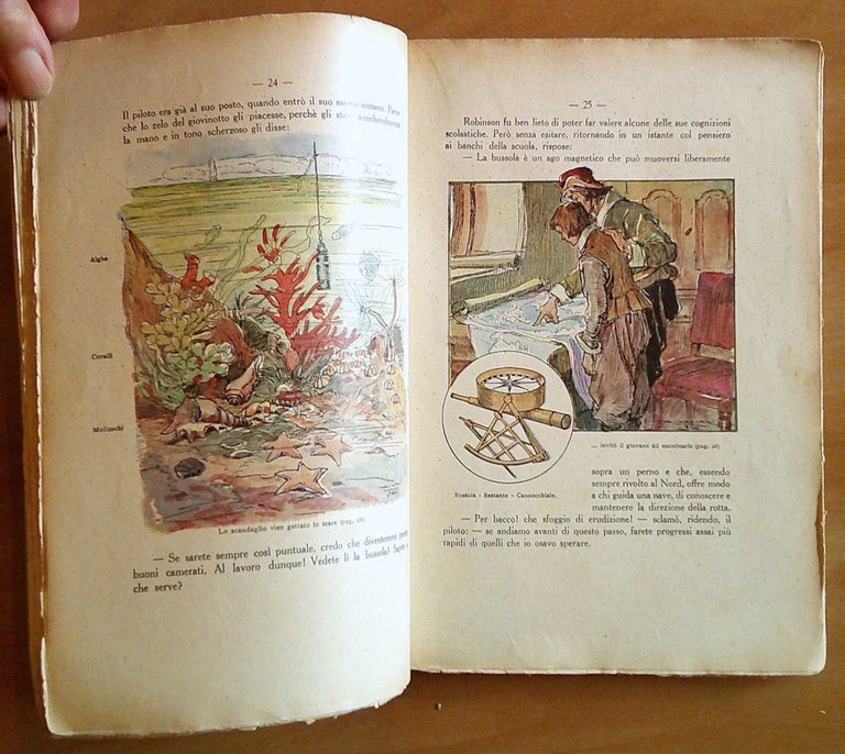 VIAGGI E AVVENTURE DI ROBINSON CROSUE', 1930 - ill. VACCARI