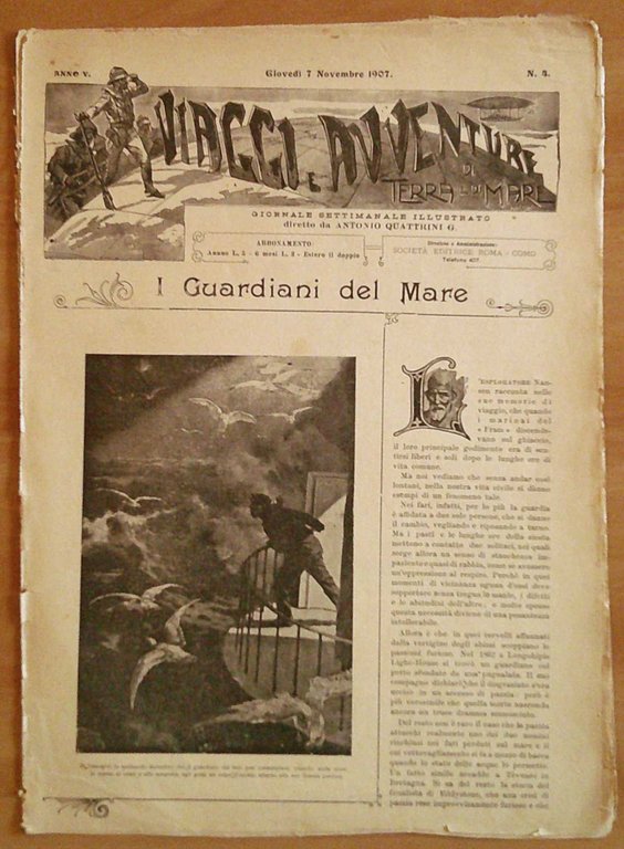 VIAGGI E AVVENTURE DI TERRA E DI MARE - 12 …