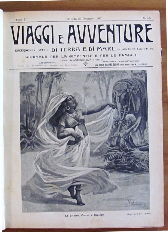 VIAGGI E AVVENTURE DI TERRA E DI MARE - Anno …