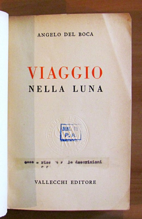 VIAGGIO NELLA LUNA