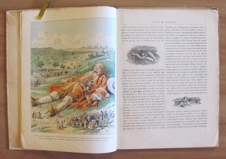 VIAJES DE GULLIVER a diversos paises remotos, 1911 ill. GRANVILLE …