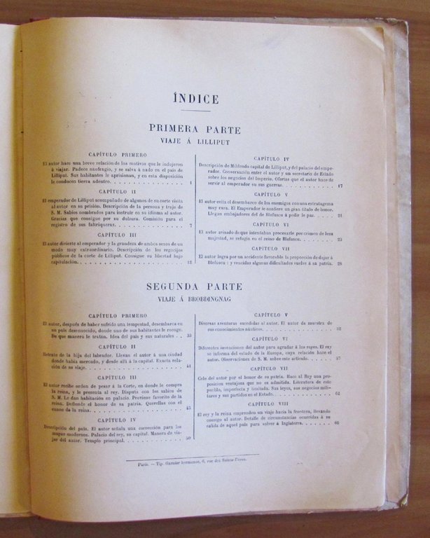 VIAJES DE GULLIVER a diversos paises remotos, 1911 ill. GRANVILLE …
