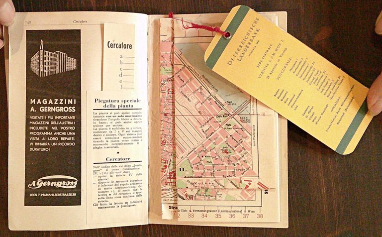 VIENNA E DINTORNI - Guide Grieben, 1956 con 2 grandi …