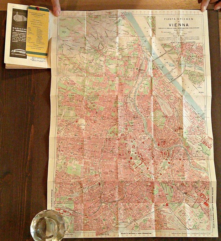 VIENNA E DINTORNI - Guide Grieben, 1956 con 2 grandi …