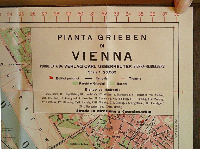 VIENNA E DINTORNI - Guide Grieben, 1956 con 2 grandi …