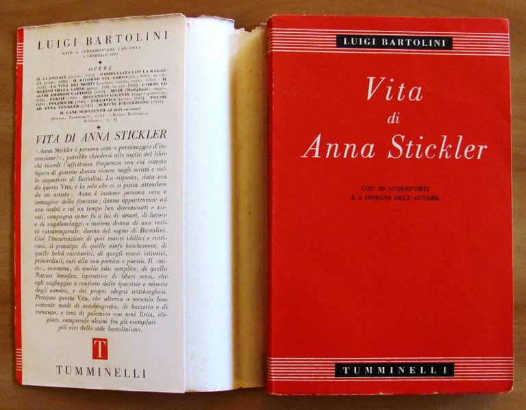 VITA DI ANNA STICKLER. Collana Nuova Bilioteca Italiana N.19