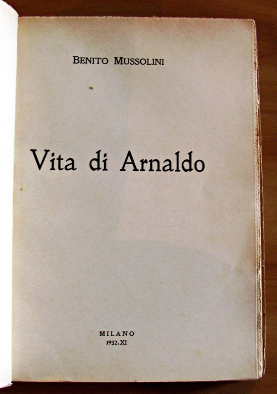 VITA DI ARNALDO