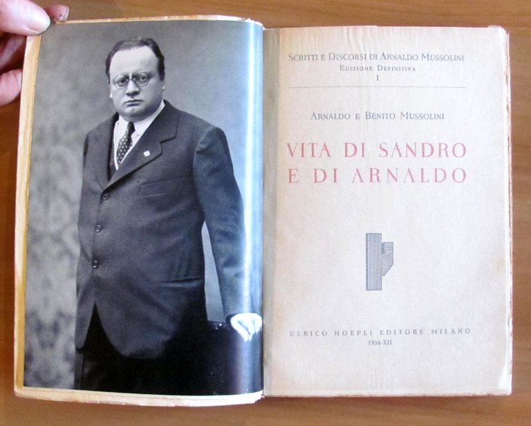 VITA DI SANDRO E DI ARNALDO - Scritti e Discorsi …