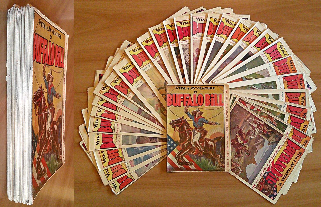 Vita e Avventure di BUFFALO BILL - Serie Completa Fascicoli …