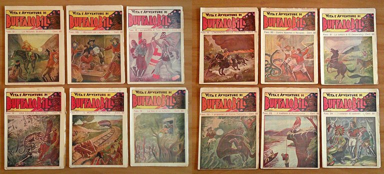Vita e Avventure di BUFFALO BILL - Serie Completa Fascicoli …