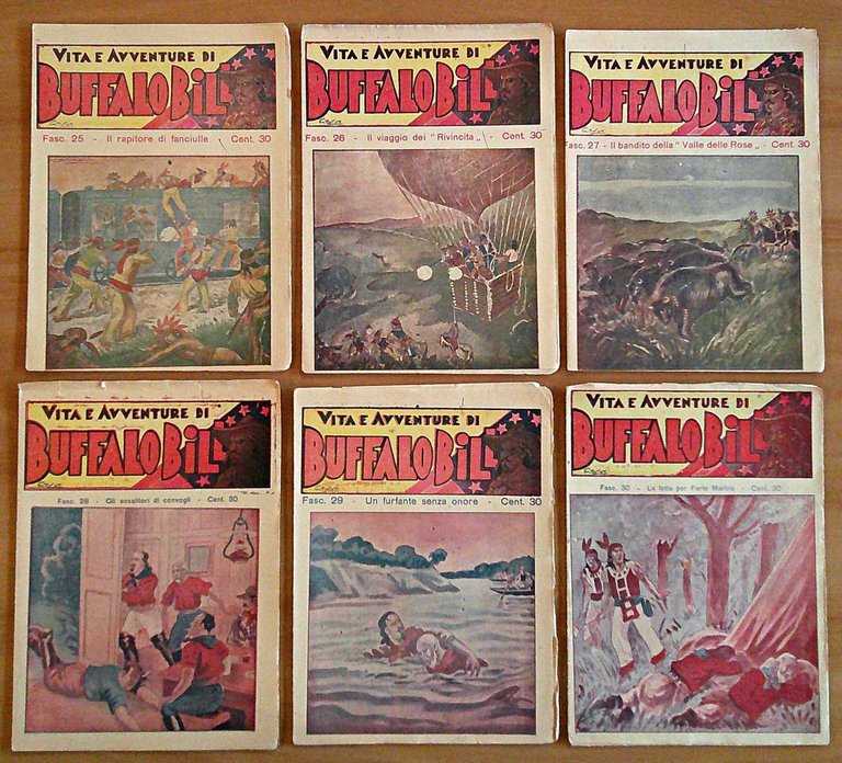 Vita e Avventure di BUFFALO BILL - Serie Completa Fascicoli …