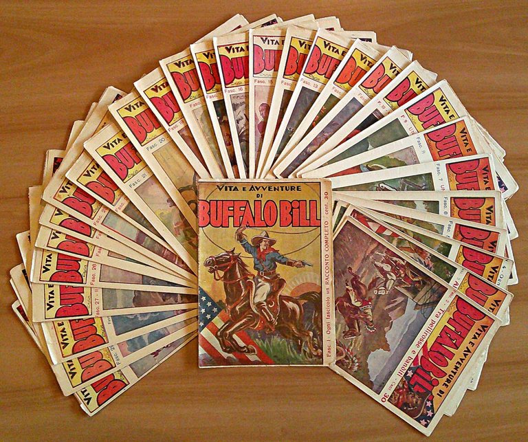 Vita e Avventure di BUFFALO BILL - Serie Completa Fascicoli …