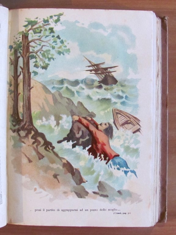 Vita e Avventure di ROBINSON CRUSOE, 1874 - ill. CENTENARI