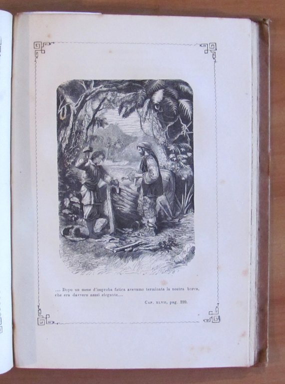Vita e Avventure di ROBINSON CRUSOE, 1874 - ill. CENTENARI
