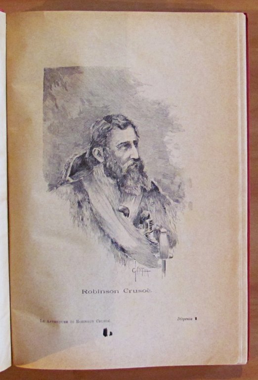 VITA ED AVVENTURE DI ROBINSON CROSUE', 1898 - ill. CROTTA