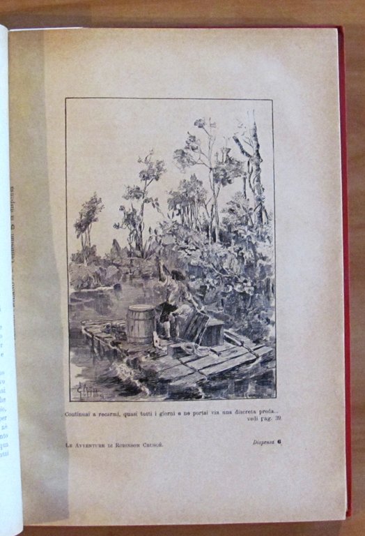 VITA ED AVVENTURE DI ROBINSON CROSUE', 1898 - ill. CROTTA