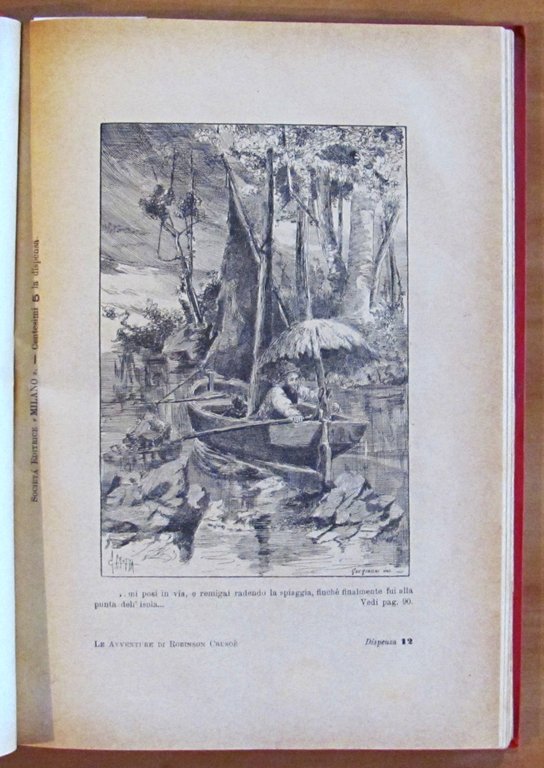 VITA ED AVVENTURE DI ROBINSON CROSUE', 1898 - ill. CROTTA