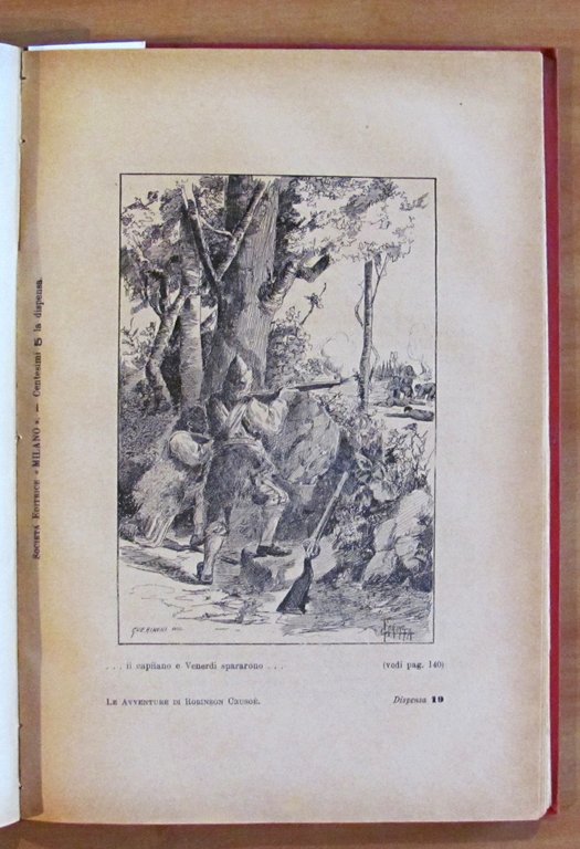 VITA ED AVVENTURE DI ROBINSON CROSUE', 1898 - ill. CROTTA