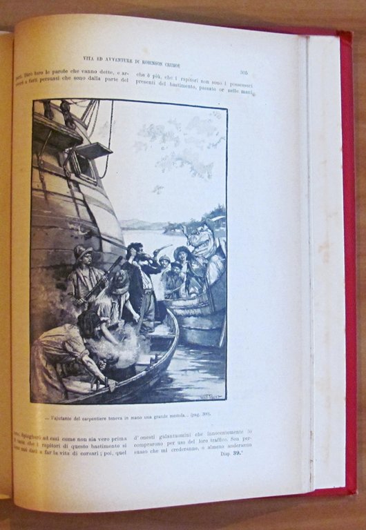 VITA ED AVVENTURE DI ROBINSON CRUSOE, 1902 - ill. PAGET