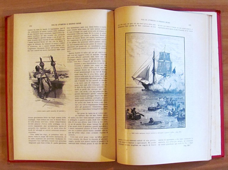 VITA ED AVVENTURE DI ROBINSON CRUSOE, 1902 - ill. PAGET