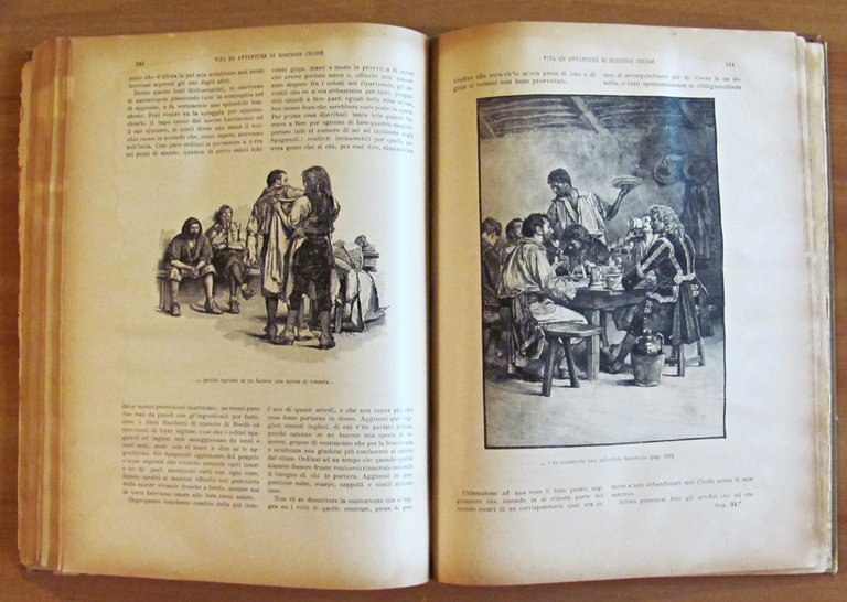 VITA ED AVVENTURE DI ROBINSON CRUSOE', 1910 - ill. PAGET