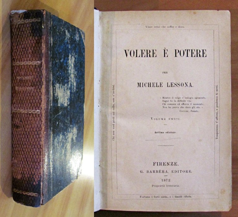 VOLERE E' POTERE