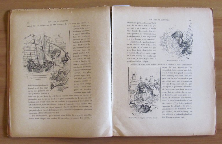 VOYAGES DE GULLIVER, 1933 - ill. ROBIDA