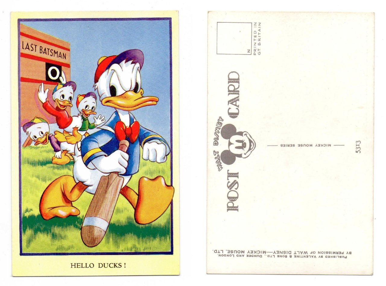 WALT DISNEY POST CARD - Mickey Mouse Series - HELLO …