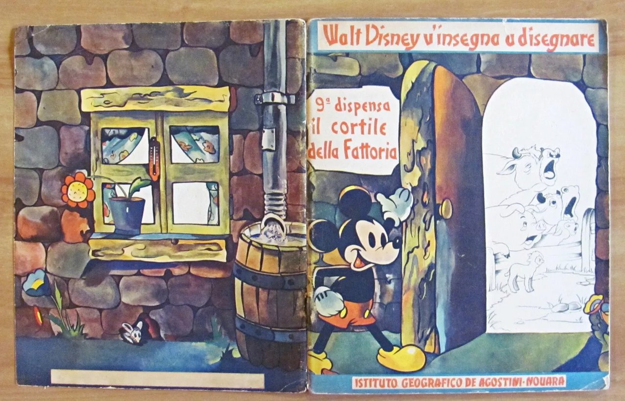 WALT DISNEY V'INSEGNA A DISEGNARE - IL CORTILE DELLA FATTORIA, …