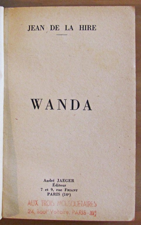 WANDA - Les Grandes Aventures du Nyctalope, 1953