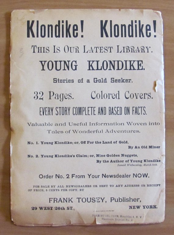 YOUNG KLONDIKE Stories of a Gold Seeker - N.1 March …