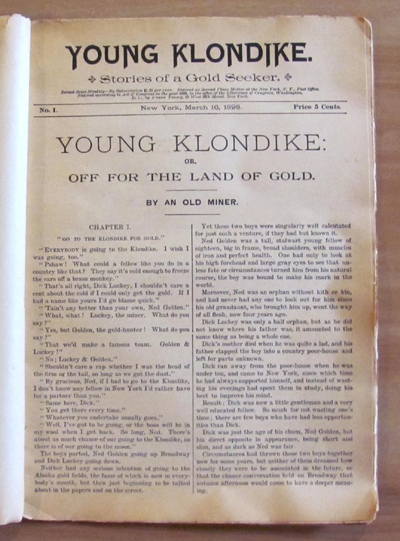 YOUNG KLONDIKE Stories of a Gold Seeker - N.1 March …