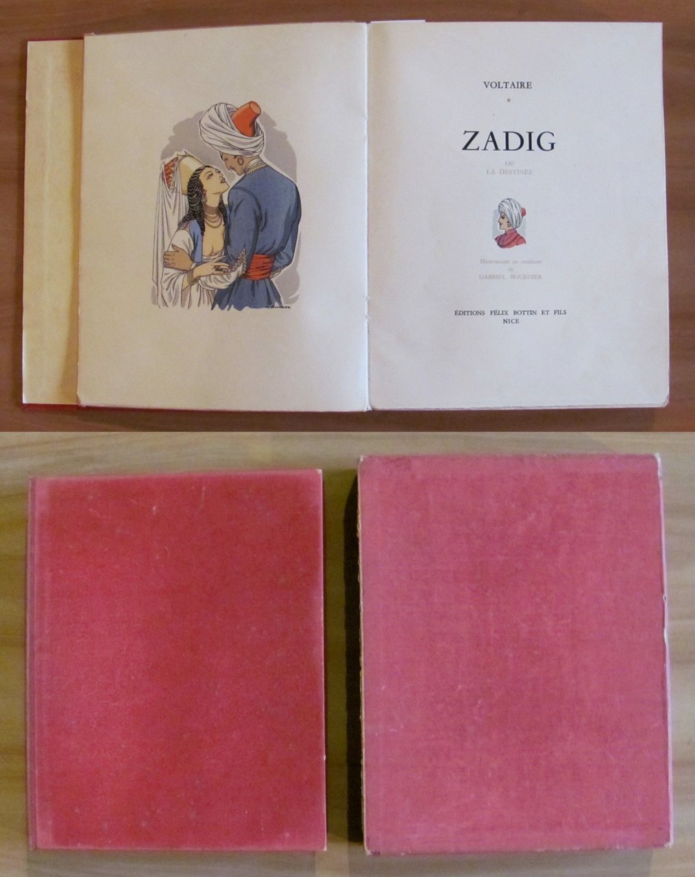 ZADIG ou la Destinee, I ed. 1946 - Pochoir di …