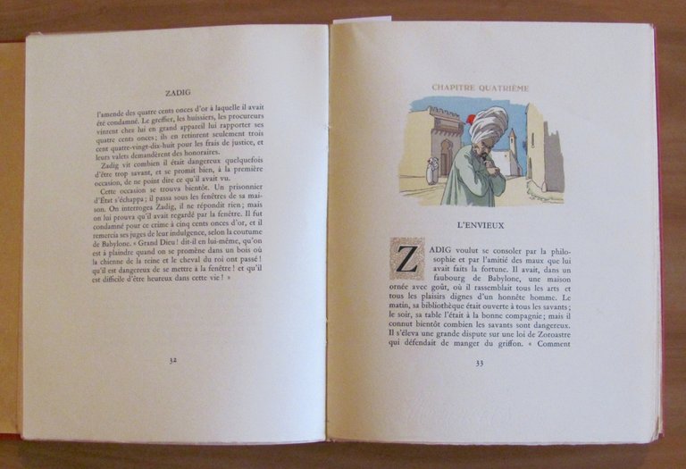 ZADIG ou la Destinee, I ed. 1946 - Pochoir di …