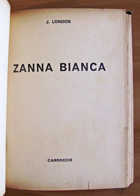 ZANNA BIANCA - Collana Nord-Ovest N.28 - ill. Buffolente