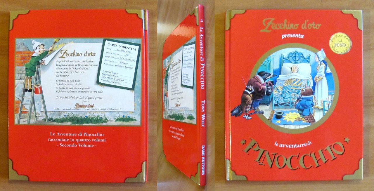 Zecchino d'Oro presenta PINOCCHIO, 2004 - ill. TONY WOLF | Immagine principale
