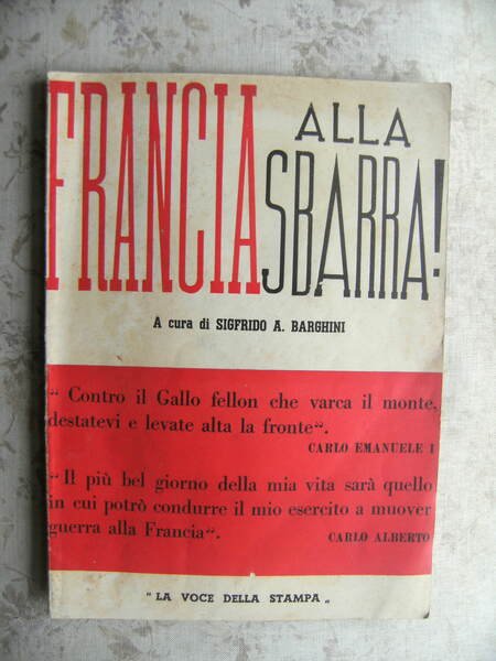 FRANCIA ALLA SBARRA! VI PARLIAMO DELLA FRANCIA. F. AMICUCCI - …