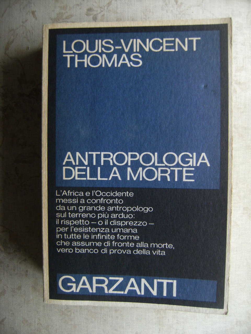 ANTROPOLOGIA DELLA MORTE