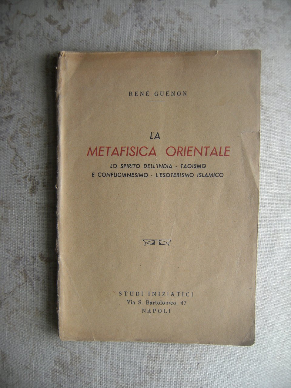 LA METAFISICA ORIENTALE. LO SPIRITO DELL'INDIA - TAOISMO E CONFUCIANESIMO … | Immagine principale