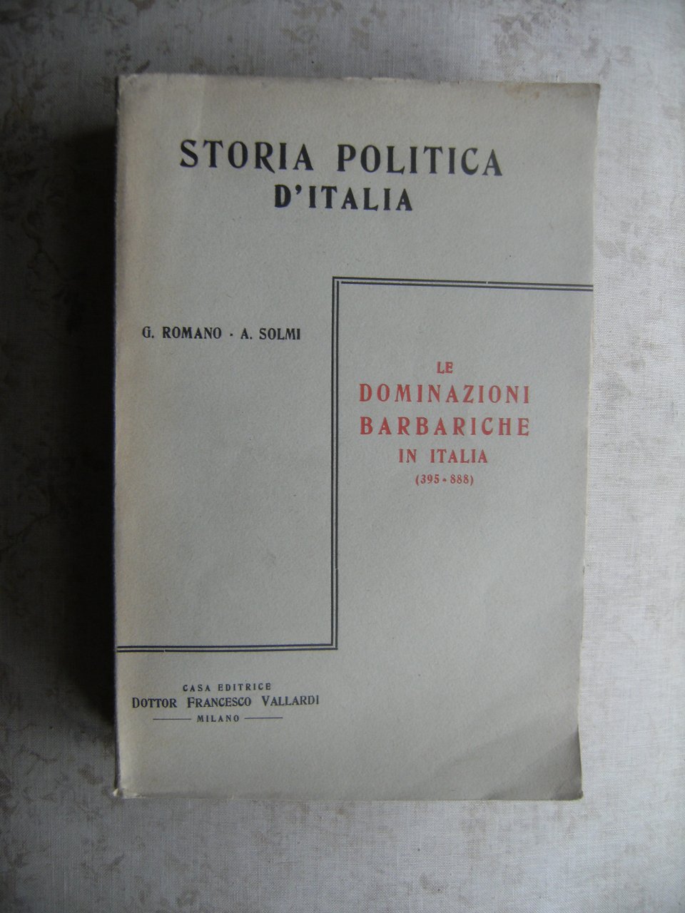 LE DOMINAZIONI BARBARICHE IN ITALIA (395-888)