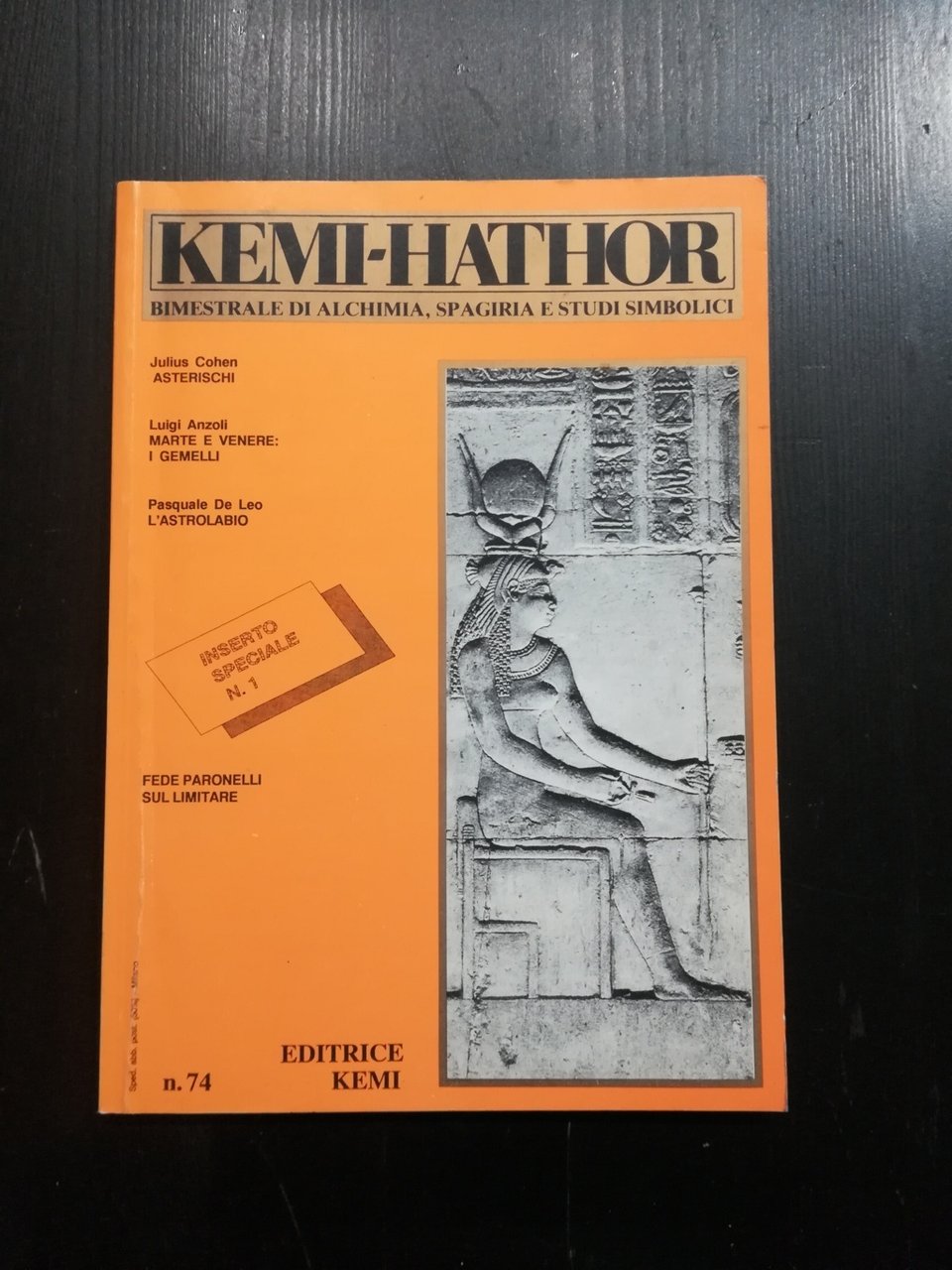 Kemi - Hathor.Bimestrale di alchimia, spagiria e studi simbolici. N. …