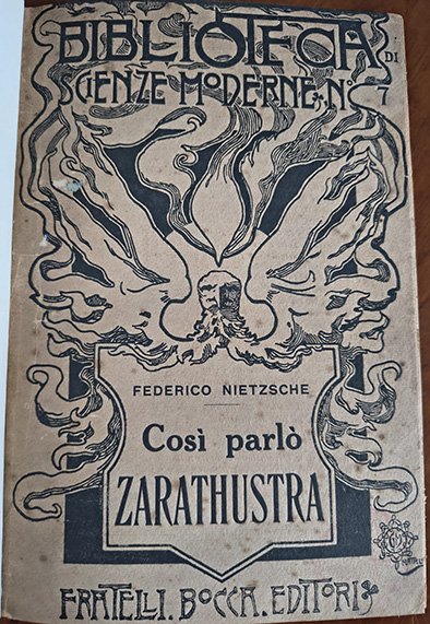 Così parlò Zarathustra - Bocca ed. 1921 | Immagine principale